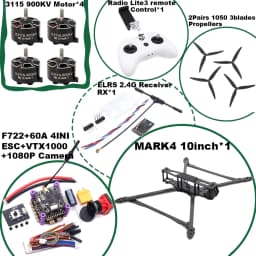 BCUBE MARK4 V2 8/9/10inch F722 Flight Control 45/60A 4INI ESC Rack Drone FPV Carbon Fiber PV Racing Drone Quadcopter Freestyle