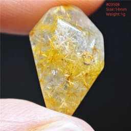 Natural Gold Rutilated Quartz Pendant Sun Flower Rutilated Quartz Jewelry Raw Material Love Women Brazil AAAAAAA