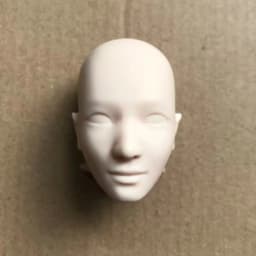 YUNYI 1/6 Male Doll Bald Head Super White Beige Brown Skin Doll Parts for DIY Makeup Practice Collectible Figure Accessories