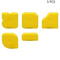 5Pcs Sealant Scraper Tool Set Silicone Grout Remover Smoothing Spatula Caulk Finishing Cleaning Tools