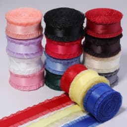 5Yards/Roll Pleated Stretch Lace Trims Ribbons Ruffled Elastic Band Baby Hairband Belt Shoes Decorative Tapes DIY Craft Supplies