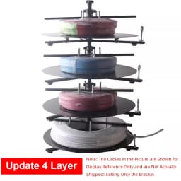 Wire Distributor Rack Cable Distributor Electrician Discharge Tray For Power Line Video Cable Discharge Rack 1 Layer