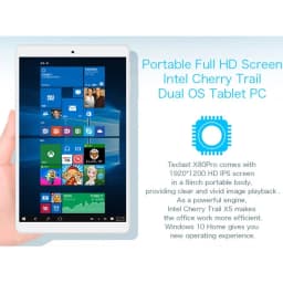 8 INCH Z8300 CPU T10 64 Bit 4GB RAM 64GB ROM AR1 Windows 10 Tablet PC 1280 X 800 IPS Screen Quad Core Dual Cameras