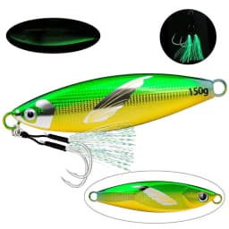 1pc 30g-120g Micro Slow Sink Quality Metal Jigging Fishing Lure Dubstep With Wing Skin Tuna Bass Spoon Jig Sea Boat Lure