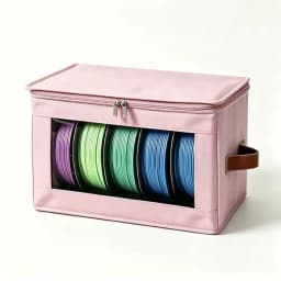 3D Printer Filament Storage Bag Non-Woven Fabric Transparent Window Dustproof Moisture Resistant Organizer For Workshop Home