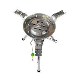 Outdoor Camping Gas Stove 4360W Adjustable Height Foldable Burner for Picnic Camping Cooker Universal Cooking Accessories