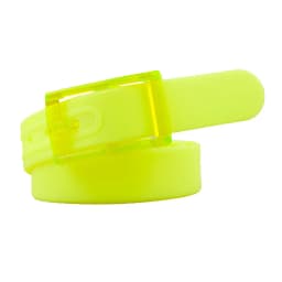 New Plastic Buckle Belt Candy Colored Silicone Casual Pants Jeans Fashionable Belt Without Metal Belts for Women and Men