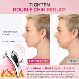 New 4 in 1 Electric Gua Sha Face Massager Vibration Facial Scraping Tools Anti Wrinkles Double Chin Skin Face Lifting Device