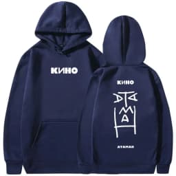 Viktor Tsoi Kino Black Album & A Star Named Sun Graphic Hoodie Men Women Oversized Pullover Vintage Rock Streetwear