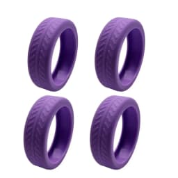 4/8Pcs Pure Color Luggage Wheels Protector with Silent Sound Silicone Suitcase Wheels Protection Cover Reduce Wheel Wear Noise