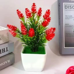 Artificial Plant Lily Flower Pinecone Potted Plants Home  Wedding Living Room Table Shop Decor Artificial Aquatic Plants Bonsai