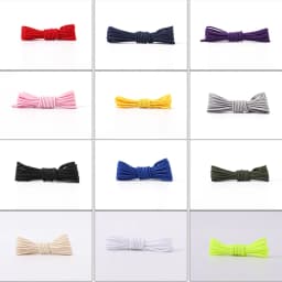 Quick Lock No Tie Shoelaces for Sneakers Salom Easy Install Elastic Shoe Laces with Buckle Anti-Slip Lazy Laces for Daily Shoes