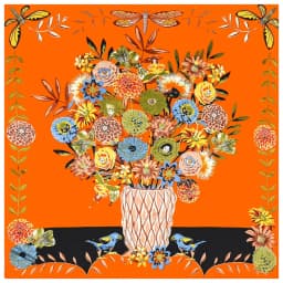 POBING Twill Silk Scarf Women Shawls Forest Animals Print Stoles Bandana Kerchief Hijab Square Scarves Wraps Silk Foulards 130CM