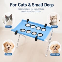 Pet Nail Trimming Hammock Table Portable Cat Small Dog Grooming Stand Breathable Mesh Bathing Brushing Helper