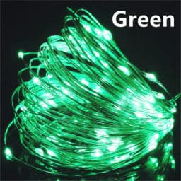 Constant On USB Fairy String Lights, Bendable Copper Wire Mini LED Lights for Indoor Room, Photo Wall, Curtain, Holiday Setup