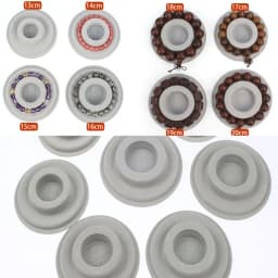 Gray Flocked Bead Board For DIY Bracelet Necklace Beading Jewelry Making Organizer Tray Measuring Tool Accessories Design Craft