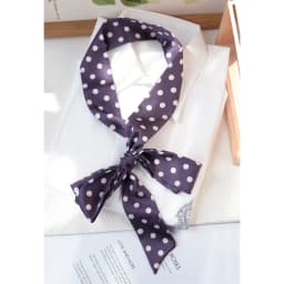 2025 New Spring Polka Dot Long Scarf Preppy Chic Polyester Red Butterfly Narrow Ribbon Bowknot Bag Accessories 180cm Cravat Gift