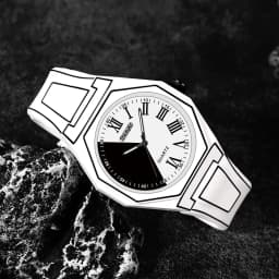 Fashionable Men's Simple Watch Date Function Preppy Style Quartz Wrist Watch, Electronic Drive, Silicone Strap, Unisex