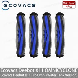 Ecovacs Deebot X11 OMNICYCLONE X11 Pro Omni (Water Tank Version) Main Side Brush Hepa Filter Rag Dust Bag Accessories