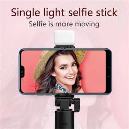 Wireless Selfie Stick Retractable Multifunctional Mini Tripod Holder With LED Fill Light Bluetooth Remote Shutter For Shoot Vlog