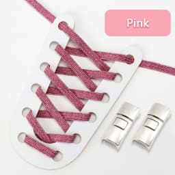 Rainbow Elastic Laces Sneakers Flats Cross buckle No Tie Shoelaces Adults Kids Fashion Glitter Rubber Shoelace Shoe Accessories