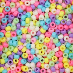 1000pcs 6x9mm Multi-Colored Large Hole Pony Beads DIY Jewelry Making Supplies For Kids Crafts Keychains Friendship Bracelet Bead