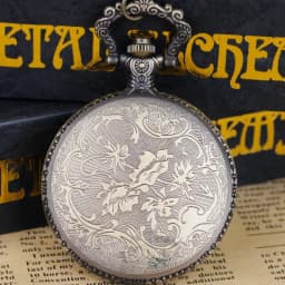 Hot Bronze Vintage Eagle Quartz Pocket Watch Simulated Pendant Necklace Fob Chain Is The Best Gift For Women And Men