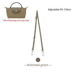Leather Replacement Crossbody Bag Strap Fit for 2024 New Longchamp mini shoulder strap without punching modification