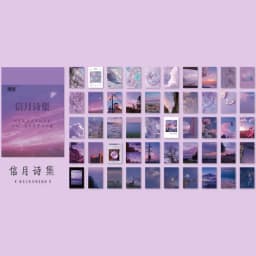 50 Sheets Rose Decorative Stickers Landscape Scrapbooking Diary Album Stationery Painting Stick Labels