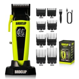 Professional Electric Hair Clipper BRD 106 with Base 7500RPM Hair Trimmer for Man DK-078 DLC Blade 7200RPM Barber Shop 2PC Set