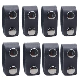Belt Keepers for Duty Belt, Nylon Belt Keeper Tactical Belt Keeper with Double Snaps for Security Police Belt Fixing