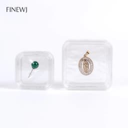 Gemstone Display Holder Case Membrane Bead Jewelry Box Elastic Film Chip Tooth Ring Pendant Loose Diamond Packaging Storage Box