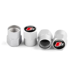 4Pcs For Audi Sports A4 B5 B6 B9 A1 A3 8L A6 C5 C7 Q3 Q5 Q7 Car Tire Tyre Valve Dust Caps Stem Covers Car Wheel Air Valve Cover