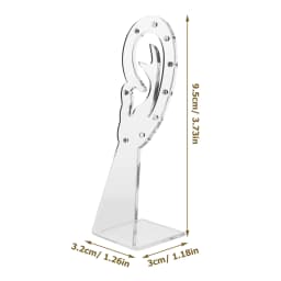 4pcs Earrings Display Stands Clear Acrylic Ear Stud Holder Jewelry Display Rack Piercing Tools Storing Displaying Organizer