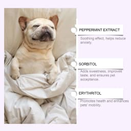 YEGBONG 60ml Dog Sleep Support Drops with Herbal Nighttime Formula Vet Recommended Calming Care for Canine Anxiety Nighttime