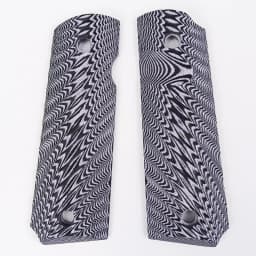 1Pair Tactics Full Size G10 Material Radial Textured 1911 Grips Patches DIY Making Replace Accessories Scales Decor Slabs