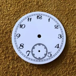 NEW Enamel Watch Dial 37MM 6 o'clock Seconds Dial Plate For ETA 6498/ST3621 manual mechanical movement Watch Repair Accessories