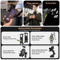 【World Premiere】Ulefone RugKing 3 Pro Rugged Phone 6.56" 120Hz 5700mAh Android 15 Up to 16GB RAM,128GB ROM NFC 4G Global