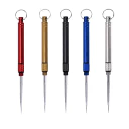 Portable Titanium Alloy Toothpick Brass Creative Combination Stainless Steel Portable Toothpick Fruit Toothpick Outdoor Tool