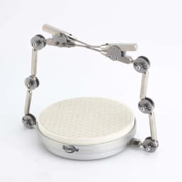 Adjustable Welding Stand with Dual Flexible Arms and Anti-Slip Base for Precision Electronics Repair, Jewelry Crafting