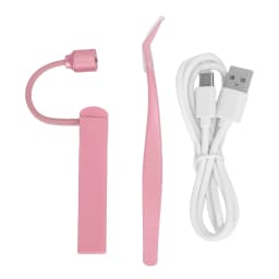 LED Lash Lamp 1W 395nm Fast Glue Curing Light and Portable Tweezers for Eyelash Extension Lash Extension Lamp Lash Tweezers Lamp