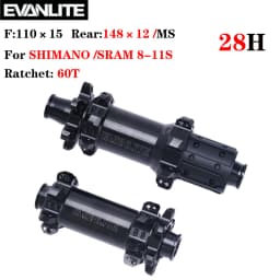 EVANLITE 350 freio a disco usado bicicleta reta bucket drive selado rolamento ultra leve 36t catraca boost hg/xd/ms dt swiss