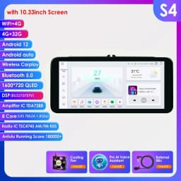 10.33 2Din Carplay Android Car Radio for Volkswagen Golf 5 6 Polo Passat B6 B7 CC Skoda Jetta Multimedia Car Intelligent Systems