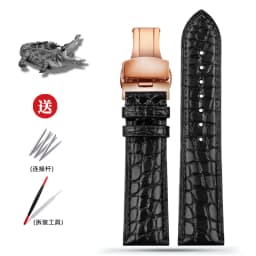 Alligator Watch Strap 12mm 14mm 15mm 16mm 17mm 18mm 19mm 20mm 21mm 22mm Black Brown Blue Crocodile Skin Watchband for Any Brands