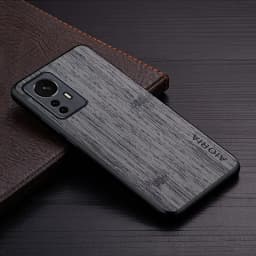 Case for Xiaomi Mi 12 Pro 12X 12T 12S Pro Ultra Lite 5G Funda Bamboo Wood Pattern Leather Luxury Coque for Xiaomi 12 Case Cover