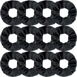 Women Soft Velvet Chouchou Hair Ties Solid Color Fluffy Large Scrunches Set Wholesale 12pcs Schrunchy Pack For Girls