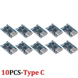 1-20Pcs Type-C/Micro/Mini USB 5V 1A 18650 Tp4056 Lithium Battery Charger Module Charging Board with Protection Function Li-Ion