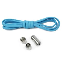Semicircle No Tie Shoelaces Metal Lock Elastic Sneaker Shoestrings Adjustable One Size Fits All Shoe Laces Shoes Accessories