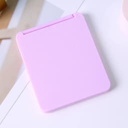 2-Face Makeup Mirror Square Portable Cute Girl'S Gift Hand Mini Mirror Pocket Double-Sided Makeup Mirror Compact Multiple Colors