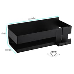 Movable Bathroom Shelves No Drill Shelf Organizer Shower Support Steel Shelf Multifunction Shelves Storage Unit For Bathroom